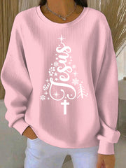 Women's Christmas Print Casual Sweatshirt