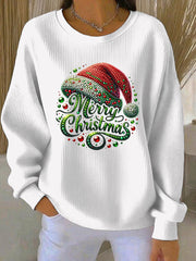 Women's Christmas Print Casual Sweatshirt