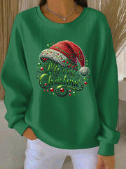 Women's Christmas Print Casual Sweatshirt