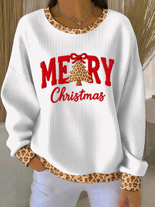 Women's Christmas Print Casual Sweatshirt