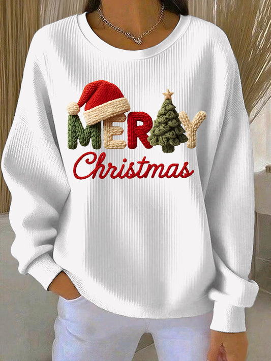 Women's Christmas Print Casual Sweatshirt