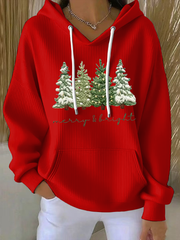 Women's Merry and Bright Print Hoodie