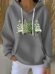 Women's Merry and Bright Print Hoodie