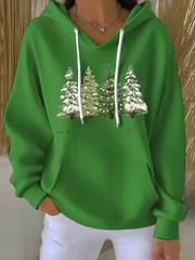 Women's Merry and Bright Print Hoodie