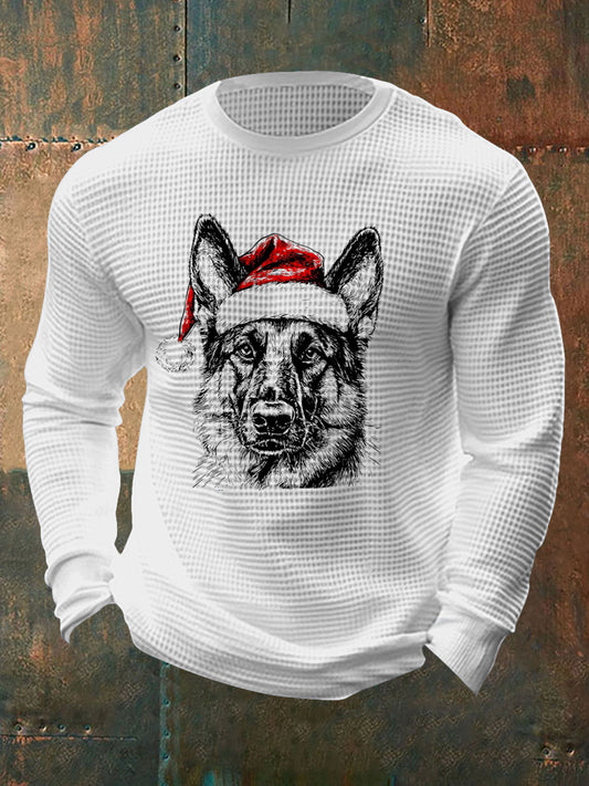 Men's Christmas Waffle Top