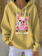 Women's Chihuahua Print Hoodie