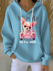 Women's Chihuahua Print Hoodie