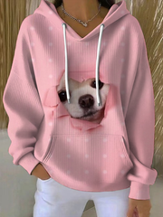 Women's Chihuahua Print Hoodie