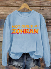 Women's Zohran for NYC New York Mayor Printed Sweatshirt