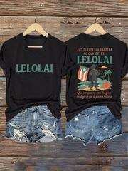 Women's Puerto Rico Printed Short-Sleeved T-Shirt