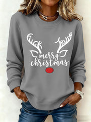 Women's Christmas FDT Print Sweatshirt