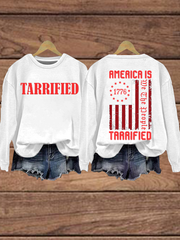 Women's America Is Tarrified Regular Sweatshirt