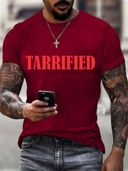 Men's TARIFFIED imitation cotton short-sleeved T-shirt