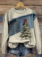 Women's Christmas Art Sweatshirt