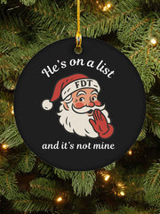 Christmas FDT Printed Acrylic Decorative Ornaments