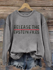 Women's Release The Epstein Files polyester sweatshirt
