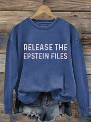 Women's Release The Epstein Files polyester sweatshirt