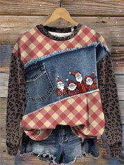 Women's Christmas Art Printed Sweatshirt