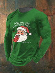 Men's Christmas FDT Printed Casual T-shirt