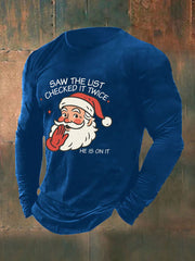 Men's Christmas FDT Printed Casual T-shirt