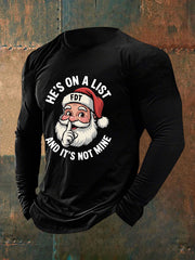 Men's Christmas FDT Printed Casual T-shirt