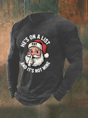 Men's Christmas FDT Printed Casual T-shirt