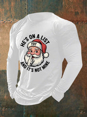 Men's Christmas FDT Printed Casual T-shirt