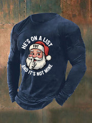 Men's Christmas FDT Printed Casual T-shirt