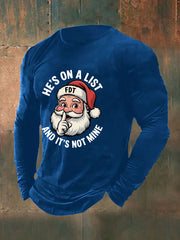 Men's Christmas FDT Printed Casual T-shirt