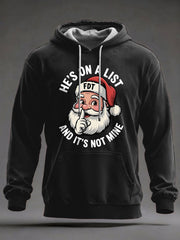 Men's Christmas FDT Print Casual Hoodie