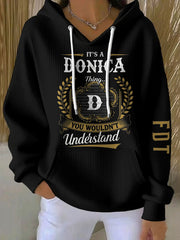 Women's Funny Bubba 8647 FDT Printed Hoodie