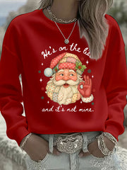 Women's Christmas FDT Print Casual Sweatshirt