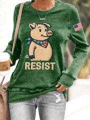 Women's This Piggy Won't Be Quiet Resist Sweatshirt