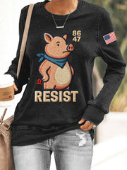 Women's Resist Piggy Sweatshirt