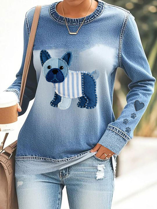 Women's Dog Sweatshirt
