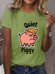 Women's Quiet Piggy Resist Tee