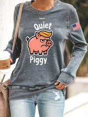 Women's Quiet Piggy Resist Sweatshirt