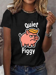 Women's Quiet Piggy Resist Tee