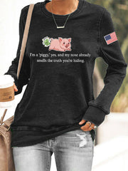 Women's Quiet Piggy FDT Sweatshirt