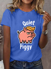 Women's Quiet Piggy Resist Tee