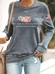 Women's Quiet Piggy FDT Sweatshirt
