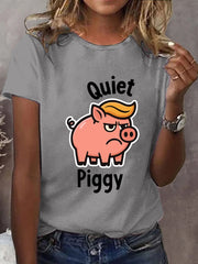 Women's Quiet Piggy Resist Tee