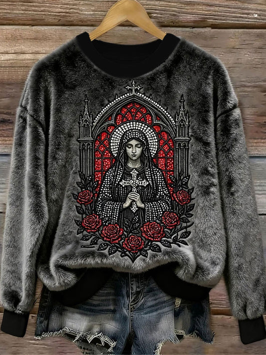 Women's Faith Print Casual Top