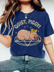 Women's Quiet, Piggy! Resist Tee