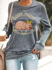 Women's Quiet, Piggy! Resist Sweatshirt