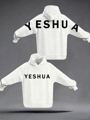 Women's Yeshua Christian Print Casual Hoodie