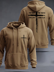 Men's Jesus The Way The Truth The Life Casual Hoodie