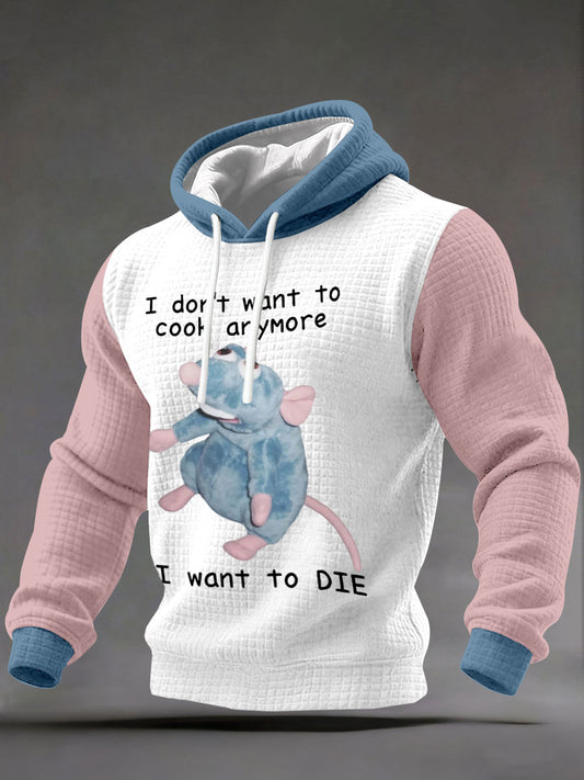 Men's I don't want to cook anymore I want to die Hoodies
