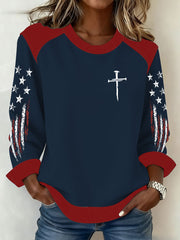 Women's Christian Cross Sweatshirt