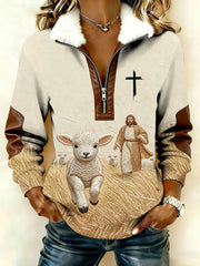 Women's The Lost Sheep Printed Casual Top